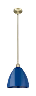 Edison One Light Mini Pendant in Antique Brass (405|616-1S-AB-MBD-12-BL)