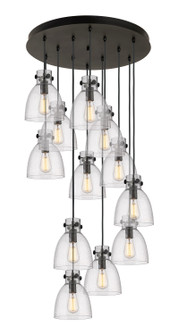 Downtown Urban 12 Light Pendant in Matte Black (405|126-410-1PS-BK-G412-8SDY)
