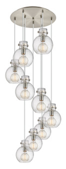 Newton Nine Light Pendant in Brushed Satin Nickel (405|119-410-1PS-SN-G410-8SDY)