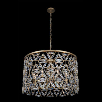 Triangulo Eight Light Pendant in True Brass (238|039557-062-FR001)