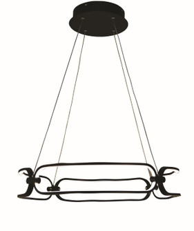 Luka LED Chandelier in Black (343|T1072-BK)