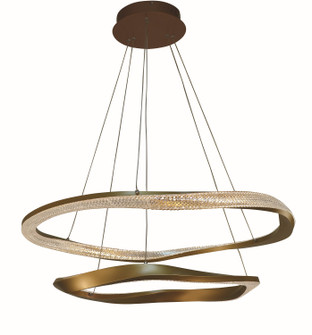 Oakley LED Chandelier in Brushed Gold (343|T1068-BG)