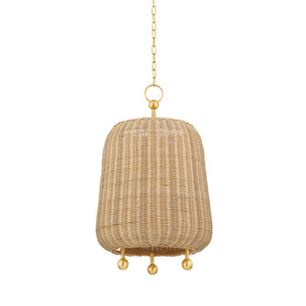 Elena One Light Pendant in Aged Brass (428|H802701L-AGB)