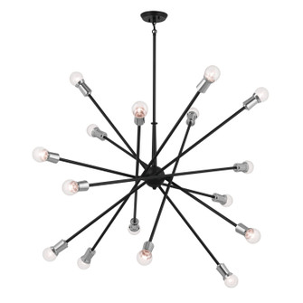 Armstrong 16 Light Chandelier in Black (12|52537BK)