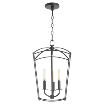 Mantle Three Light Entry in Matte Black (19|6812-3-59)