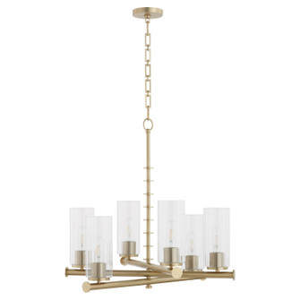 Mercier Six Light Chandelier in Aged Brass (19|641-6-80)