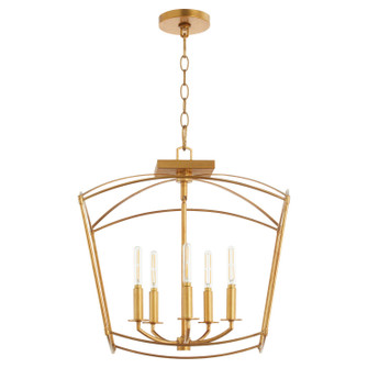 Mantle Five Light Dual Mount in Gold Leaf (19|2812-18-74)