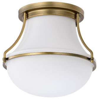 Valdora One Light Flush Mount in Natural Brass (72|60-7860)