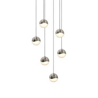 Grapes LED Pendant in Satin Nickel (69|2915.13-SML)