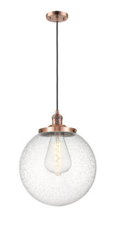 Franklin Restoration One Light Mini Pendant in Antique Copper (405|201C-AC-G204-14)