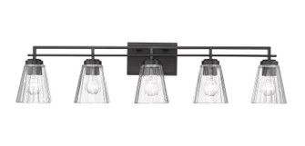 Lyna Five Light Vanity in Matte Black (224|823-5V-MB)