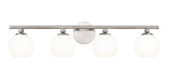 Neoma Four Light Vanity in Brushed Nickel (224|1100-4V-BN)