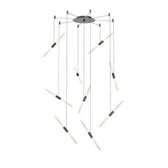 Ballet LED Pendant in Satin Black (69|2893.25)