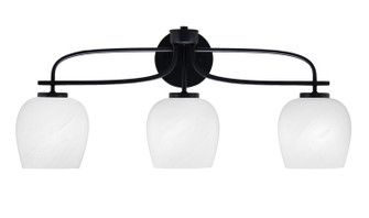 Cavella Three Light Bath Bar in Matte Black (200|3913-MB-4811)