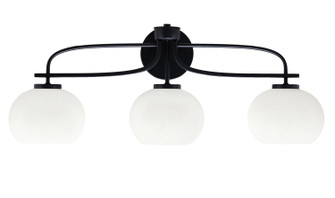 Cavella Three Light Bath Bar in Matte Black (200|3913-MB-212)
