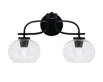 Cavella Two Light Bath Bar in Matte Black (200|3912-MB-202)