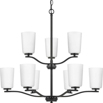 Adley Nine Light Chandelier in Matte Black (54|P400351-31M)