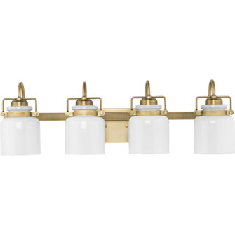 Fessler Four Light Bath in Vintage Brass (54|P300441-163)