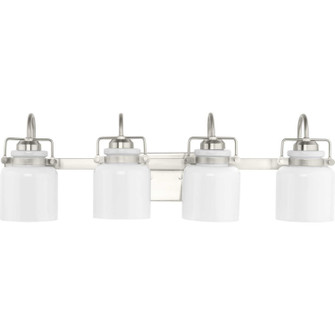 Fessler Four Light Bath in Brushed Nickel (54|P300441-009)