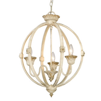 Jules Three Light Pendant in Antique Ivory (62|0892-3P AI)