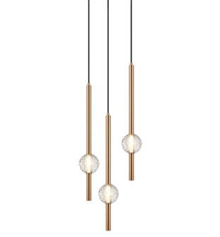 Windchimer Three Light Pendant (423|C68903AG)