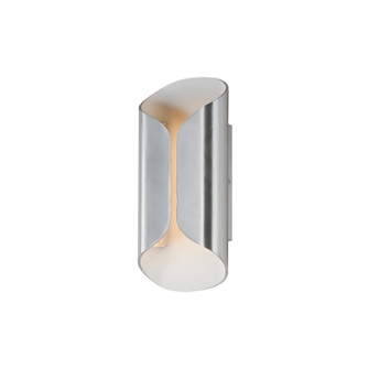 Folio LED Outdoor Wall Lamp in Satin Aluminum / White (86|E30152-SAWT)