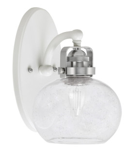 Easton One Light Wall Sconce in White & Brushed Nickel (200|1931-WHBN-202)