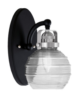 Easton One Light Wall Sconce in Matte Black & Brushed Nickel (200|1931-MBBN-5110)