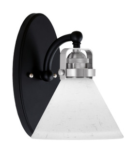 Easton One Light Wall Sconce in Matte Black & Brushed Nickel (200|1931-MBBN-312)