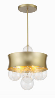 Verdi Square by Robin Baron Three Light Convertible Pendant in Soft Gold (7|5195-697)