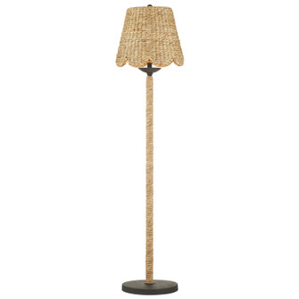Suzanne Duin One Light Floor Lamp in Natural/Molé Black (142|8000-0139)