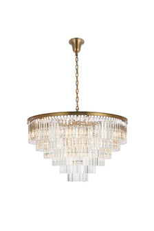 Sydney 33 Light Chandelier in satin gold (173|1201D44SG/RC)