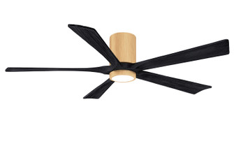 Irene-5HLK 60''Ceiling Fan in Light Maple (101|IR5HLK-LM-BK-60)