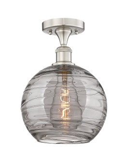 Edison One Light Semi-Flush Mount in Brushed Satin Nickel (405|616-1F-SN-G1213-10SM)