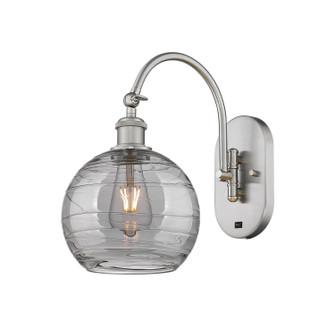 Ballston One Light Wall Sconce in Brushed Satin Nickel (405|518-1W-SN-G1213-8SM)