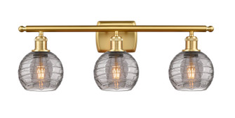 Ballston Three Light Bath Vanity in Satin Gold (405|516-3W-SG-G1213-6SM)