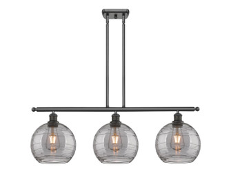 Ballston Three Light Island Pendant in Oil Rubbed Bronze (405|516-3I-OB-G1213-8SM)