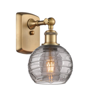 Ballston One Light Wall Sconce in Brushed Brass (405|516-1W-BB-G1213-6SM)