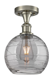 Ballston One Light Semi-Flush Mount in Brushed Satin Nickel (405|516-1C-SN-G1213-8SM)