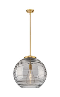 Ballston One Light Pendant in Brushed Brass (405|221-1S-BB-G1213-18SM)