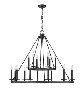 Florence 18 Light Chandelier in Matte Black (59|46718-MB)