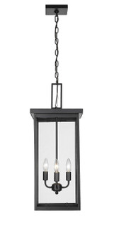 Barkeley Four Light Outdoor Hanging Lantern in Powder Coated Black (59|42605-PBK)