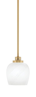 Odyssey One Light Mini Pendant in New Age Brass (200|2601-NAB-4811)