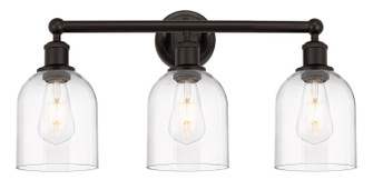 Edison Three Light Bath Vanity in Oil Rubbed Bronze (405|616-3W-OB-G558-6CL)