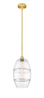 Edison One Light Mini Pendant in Satin Gold (405|616-1S-SG-G557-10CL)