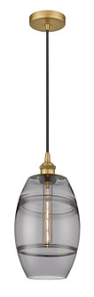 Edison LED Pendant in Brushed Brass (405|616-1P-BB-G557-8SM)