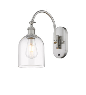 Ballston One Light Wall Sconce in Brushed Satin Nickel (405|518-1W-SN-G558-6CL)