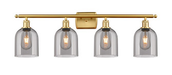 Ballston Four Light Bath Vanity in Satin Gold (405|516-4W-SG-G558-6SM)