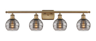 Ballston Four Light Bath Vanity in Brushed Brass (405|516-4W-BB-G556-6SM)