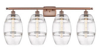 Ballston Four Light Bath Vanity in Antique Copper (405|516-4W-AC-G557-8CL)
